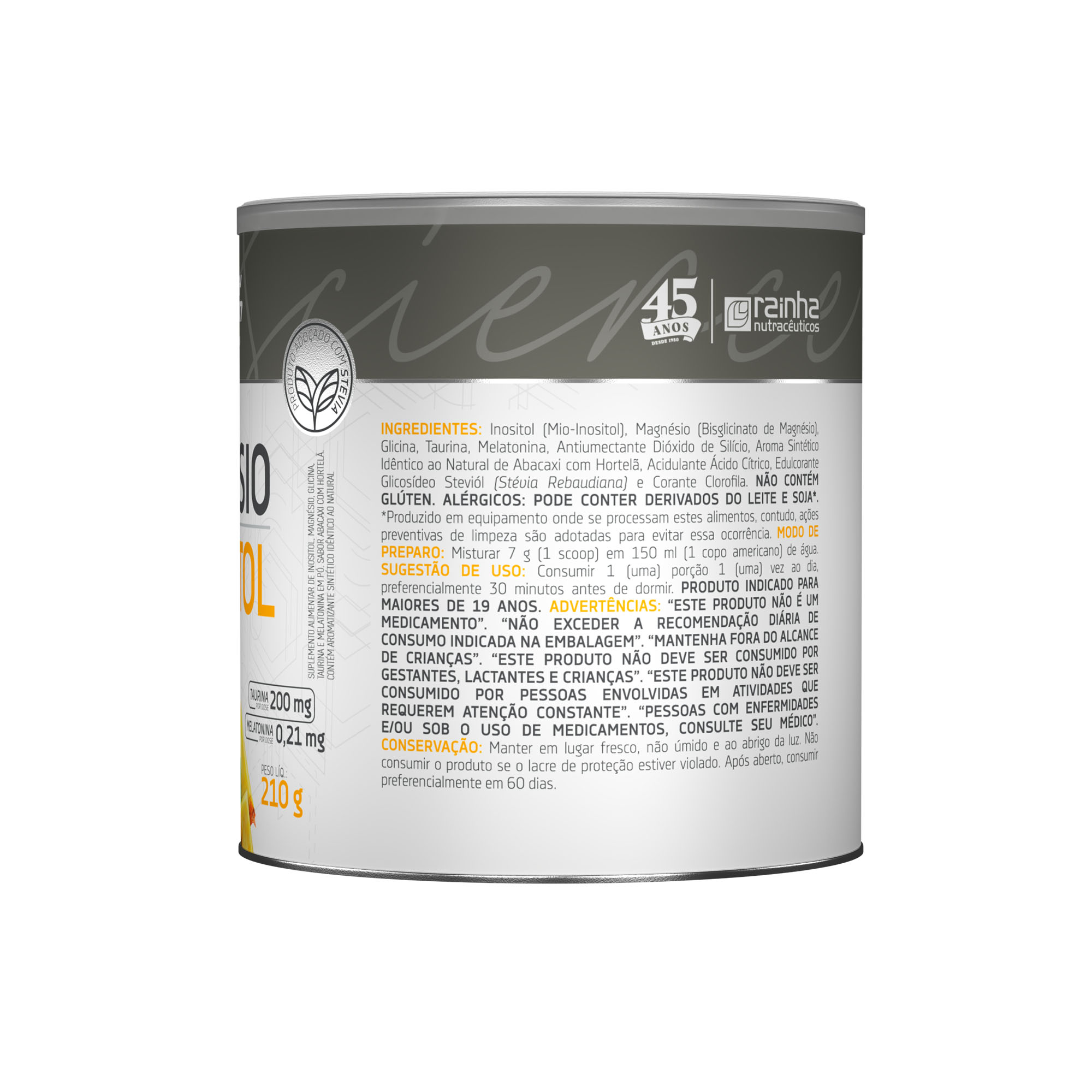 Magnésio & Inositol — sabores